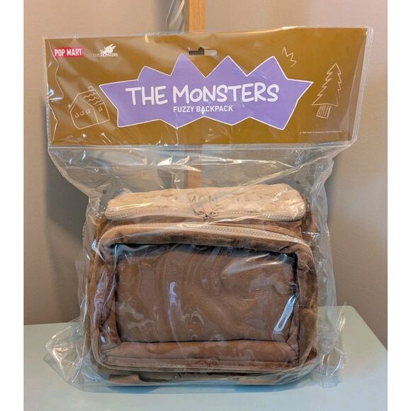 Authentic LABUBU The Monsters Fuzzy Backpack Membership Exclusive - RARE - Picture 4 of 16